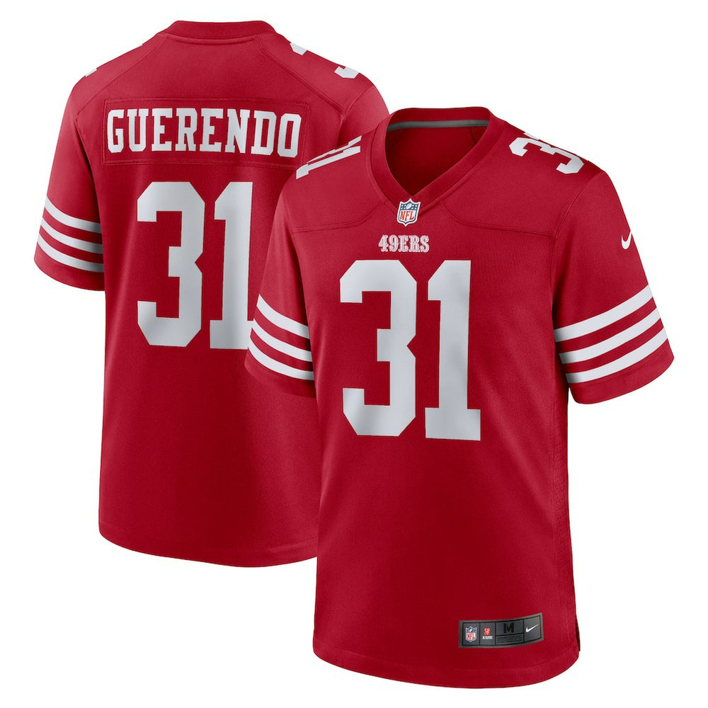 Isaac Guerendo San Francisco 49ers Game Jersey - Scarlet | Nike for sale
