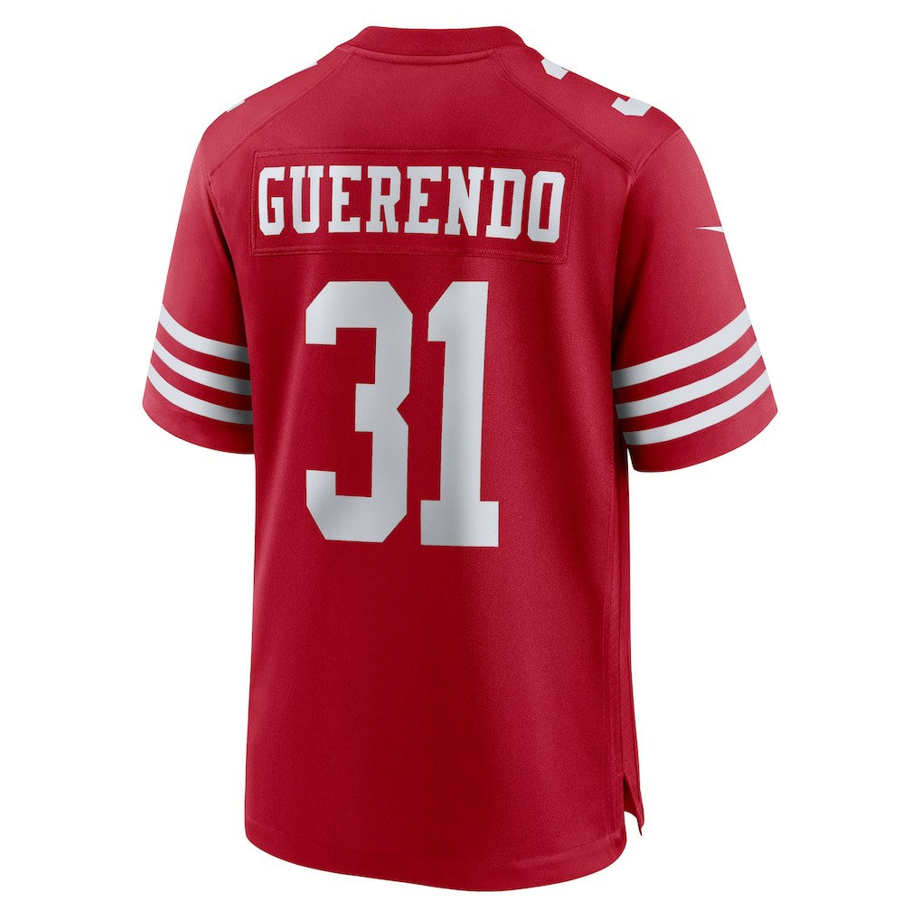 Isaac Guerendo San Francisco 49ers Game Jersey - Scarlet | Nike for sale