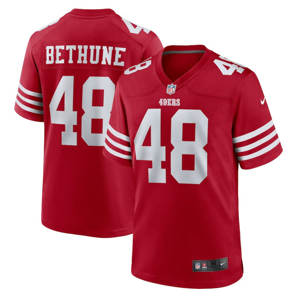Tatum Bethune San Francisco 49ers Game Jersey - Scarlet | Nike online