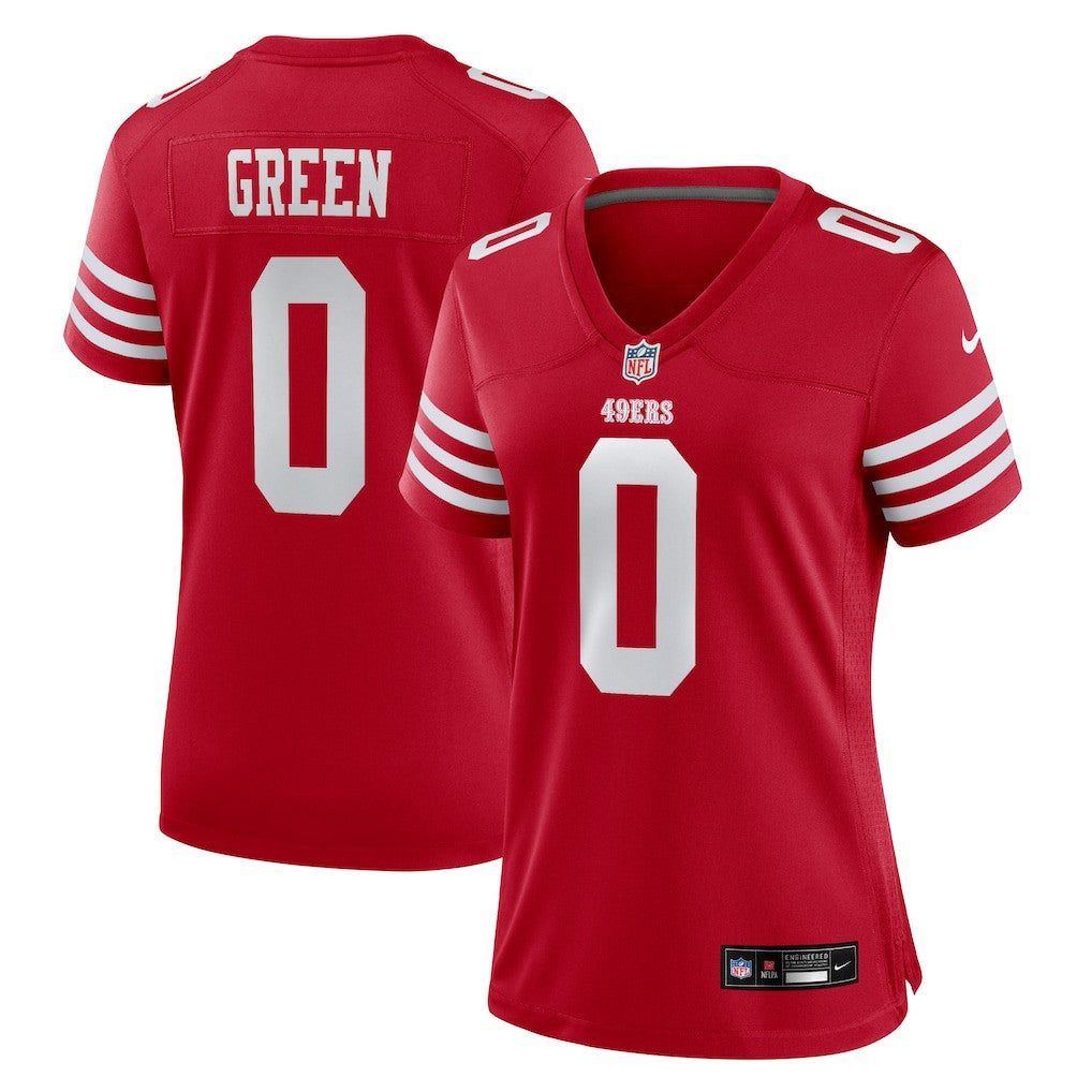 Renardo Green San Francisco 49ers Women's Team Game Jersey - Scarlet | Nike sale