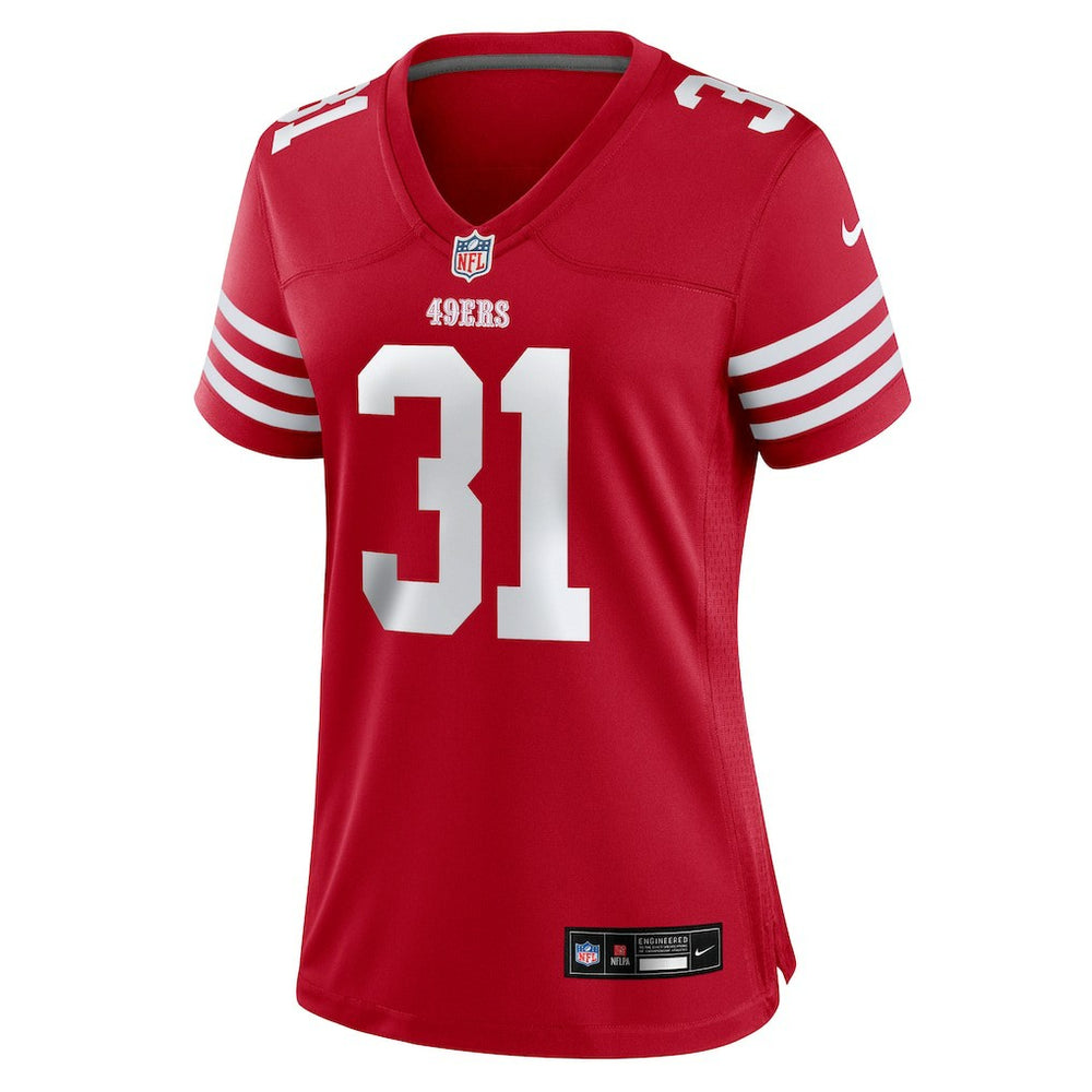 Isaac Guerendo San Francisco 49ers Women's Team Game Jersey - Scarlet | Nike outlet