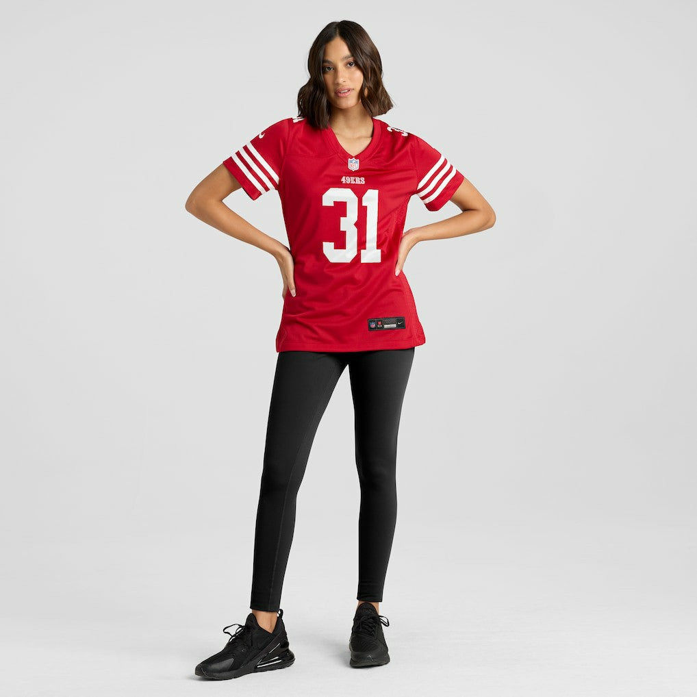 Isaac Guerendo San Francisco 49ers Women's Team Game Jersey - Scarlet | Nike outlet