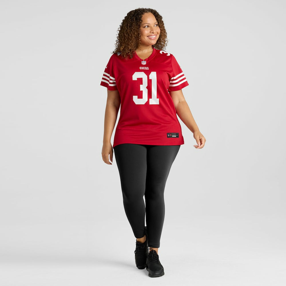 Isaac Guerendo San Francisco 49ers Women's Team Game Jersey - Scarlet | Nike outlet