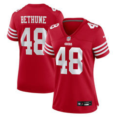 Tatum Bethune San Francisco 49ers Women's Team Game Jersey - Scarlet | Nike discount