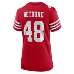 Tatum Bethune San Francisco 49ers Women's Team Game Jersey - Scarlet | Nike discount