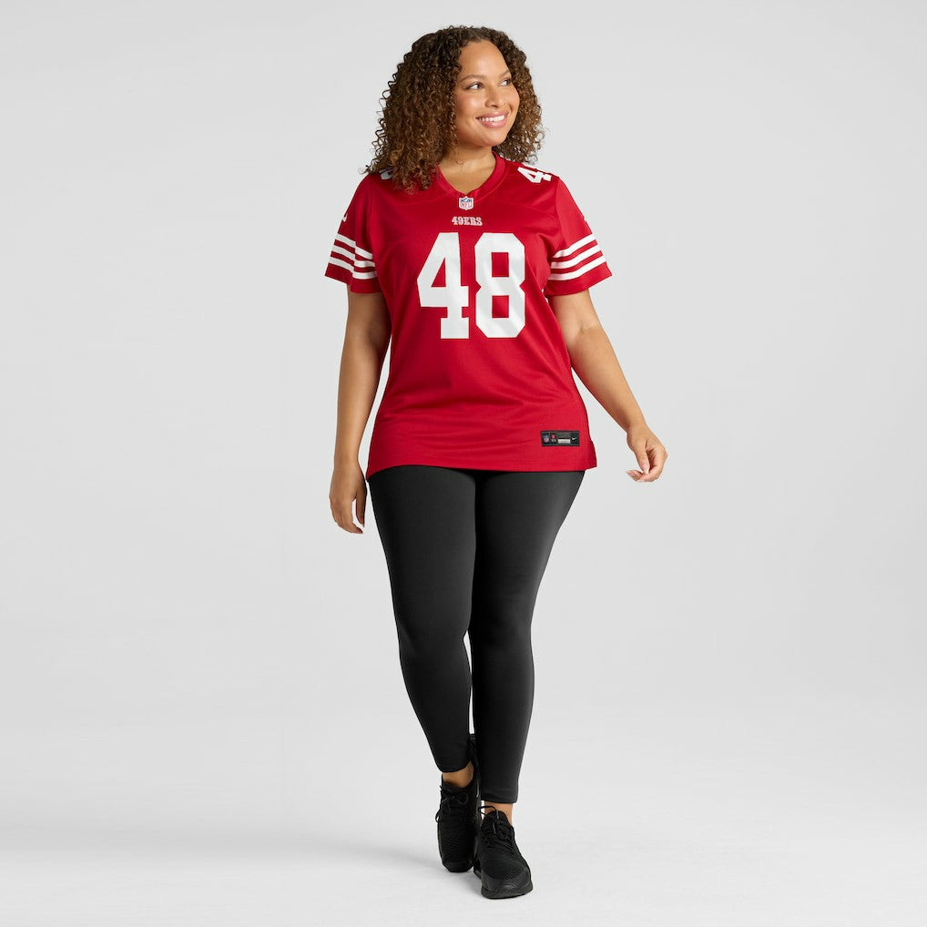 Tatum Bethune San Francisco 49ers Women's Team Game Jersey - Scarlet | Nike discount