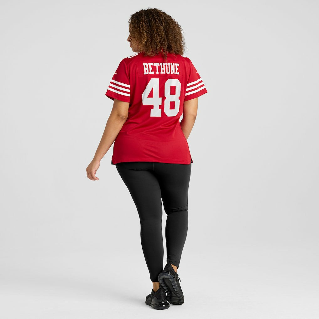Tatum Bethune San Francisco 49ers Women's Team Game Jersey - Scarlet | Nike discount