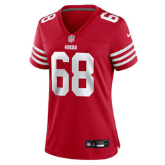 Colton McKivitz San Francisco 49ers Women's Team Game Jersey - Scarlet | Nike discount