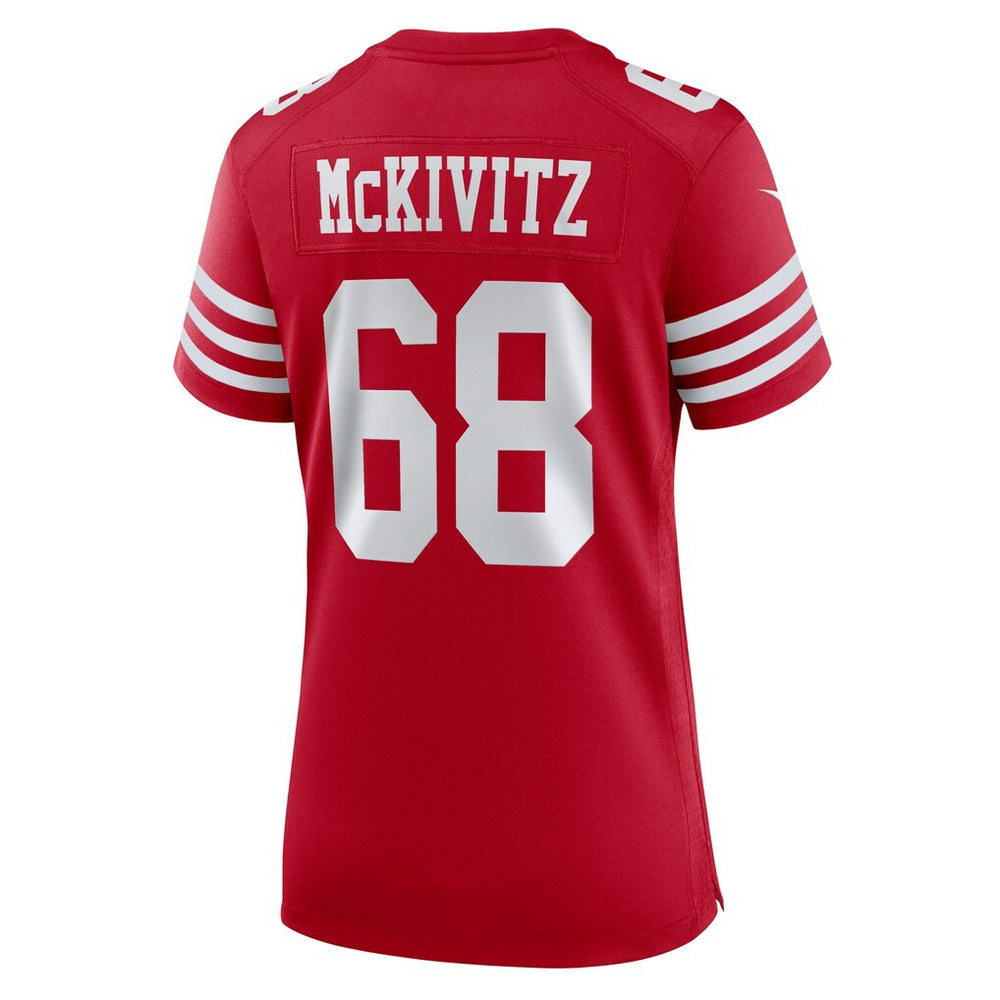 Colton McKivitz San Francisco 49ers Women's Team Game Jersey - Scarlet | Nike discount