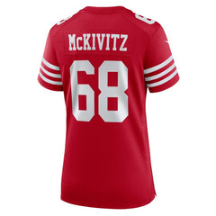 Colton McKivitz San Francisco 49ers Women's Team Game Jersey - Scarlet | Nike discount