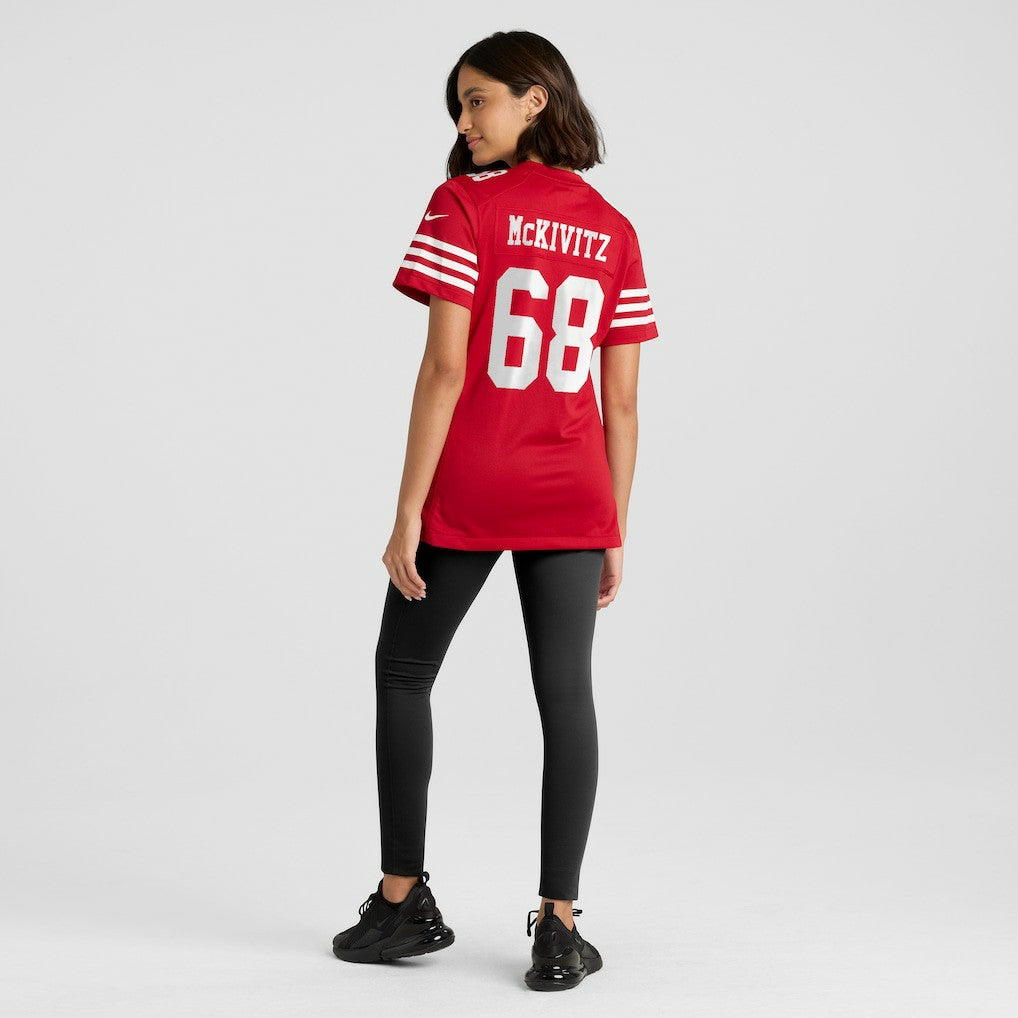 Colton McKivitz San Francisco 49ers Women's Team Game Jersey - Scarlet | Nike discount