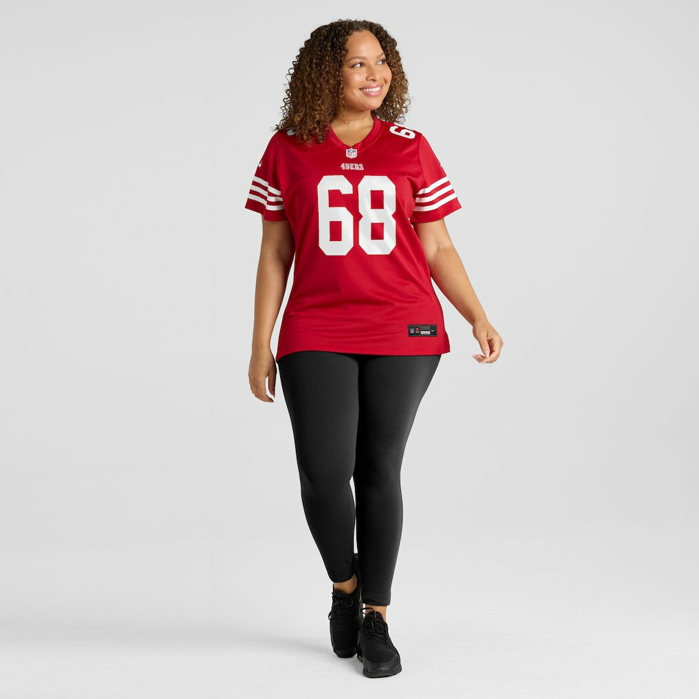 Colton McKivitz San Francisco 49ers Women's Team Game Jersey - Scarlet | Nike discount