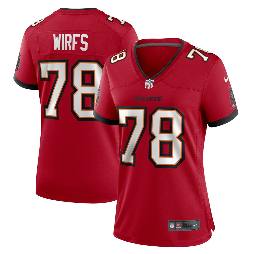 Tristan Wirfs Tampa Bay Buccaneers Women's Team Game Jersey - Red | Nike outlet