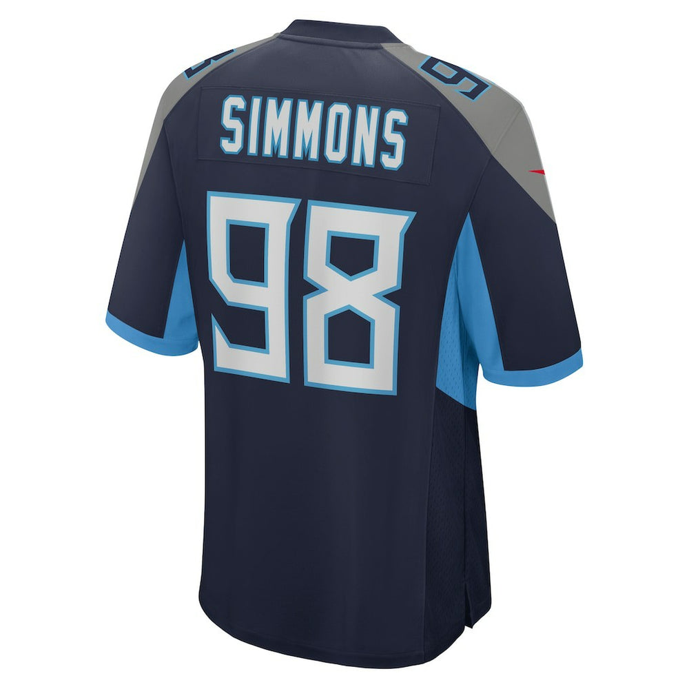 Jeffery Simmons Tennessee Titans Game Jersey - Navy | Nike online