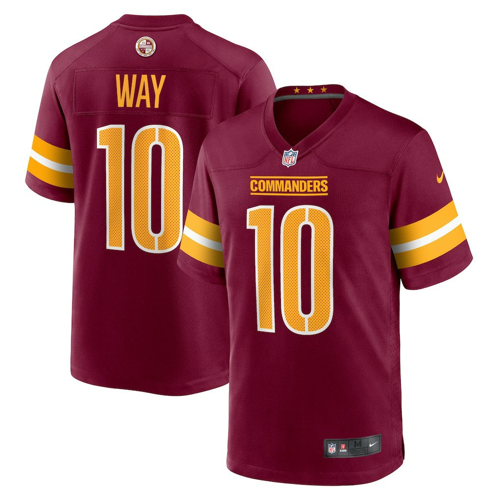 Tress Way Washington Commanders Game Jersey - Burgundy | Nike for sale