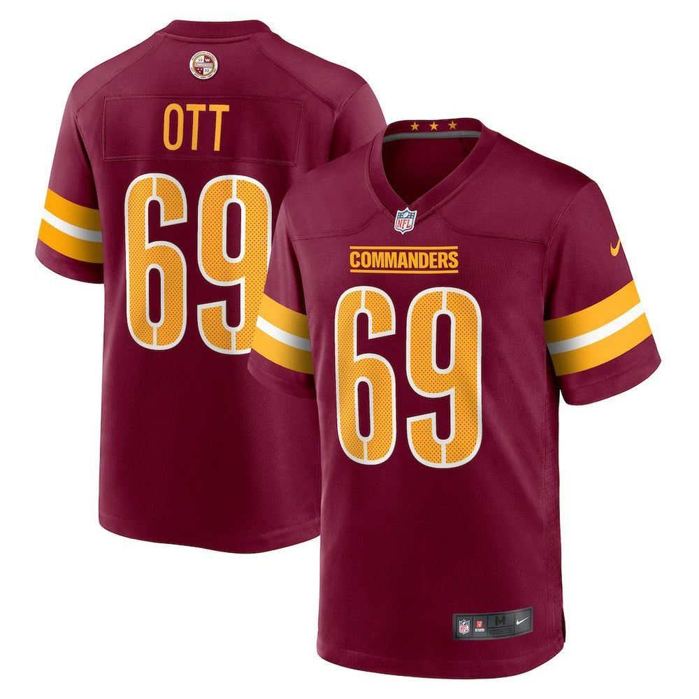 Tyler Ott Washington Commanders Game Jersey - Burgundy | Nike online