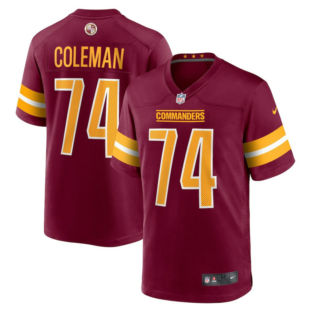 Brandon Coleman Washington Commanders Game Jersey - Burgundy | Nike for sale