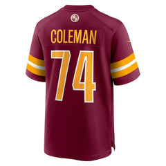 Brandon Coleman Washington Commanders Game Jersey - Burgundy | Nike for sale