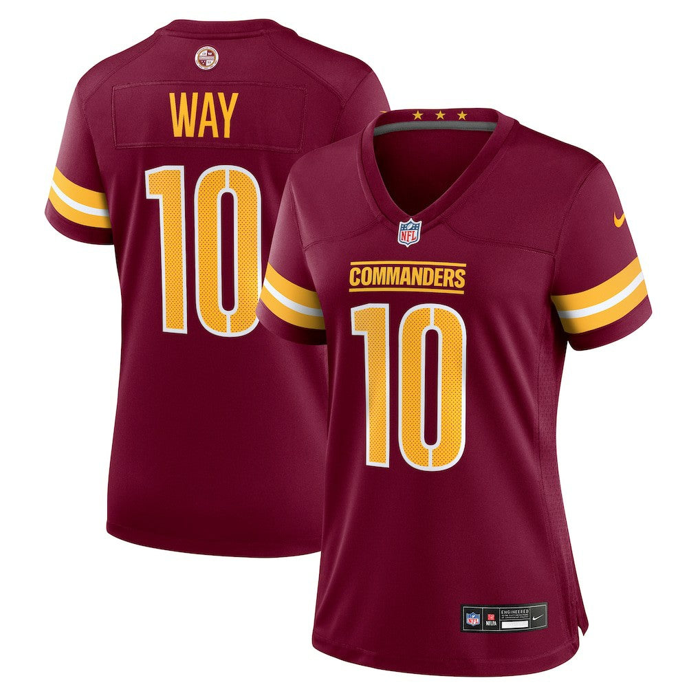 Tress Way Washington Commanders Women's Team Game Jersey - Burgundy | Nike for sale