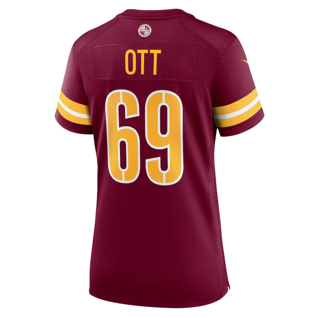 Tyler Ott Washington Commanders Women's Team Game Jersey - Burgundy | Nike cheap