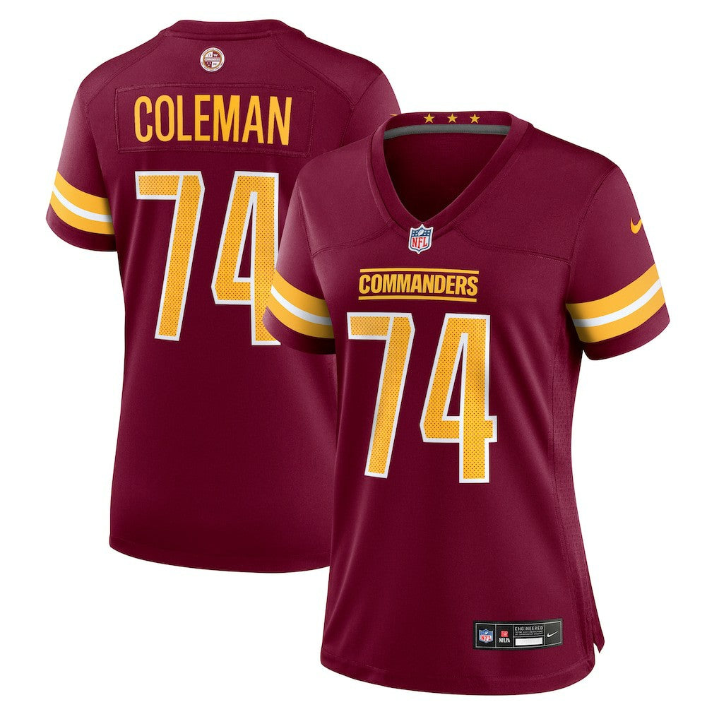 Brandon Coleman Washington Commanders Women's Team Game Jersey - Burgundy | Nike sale