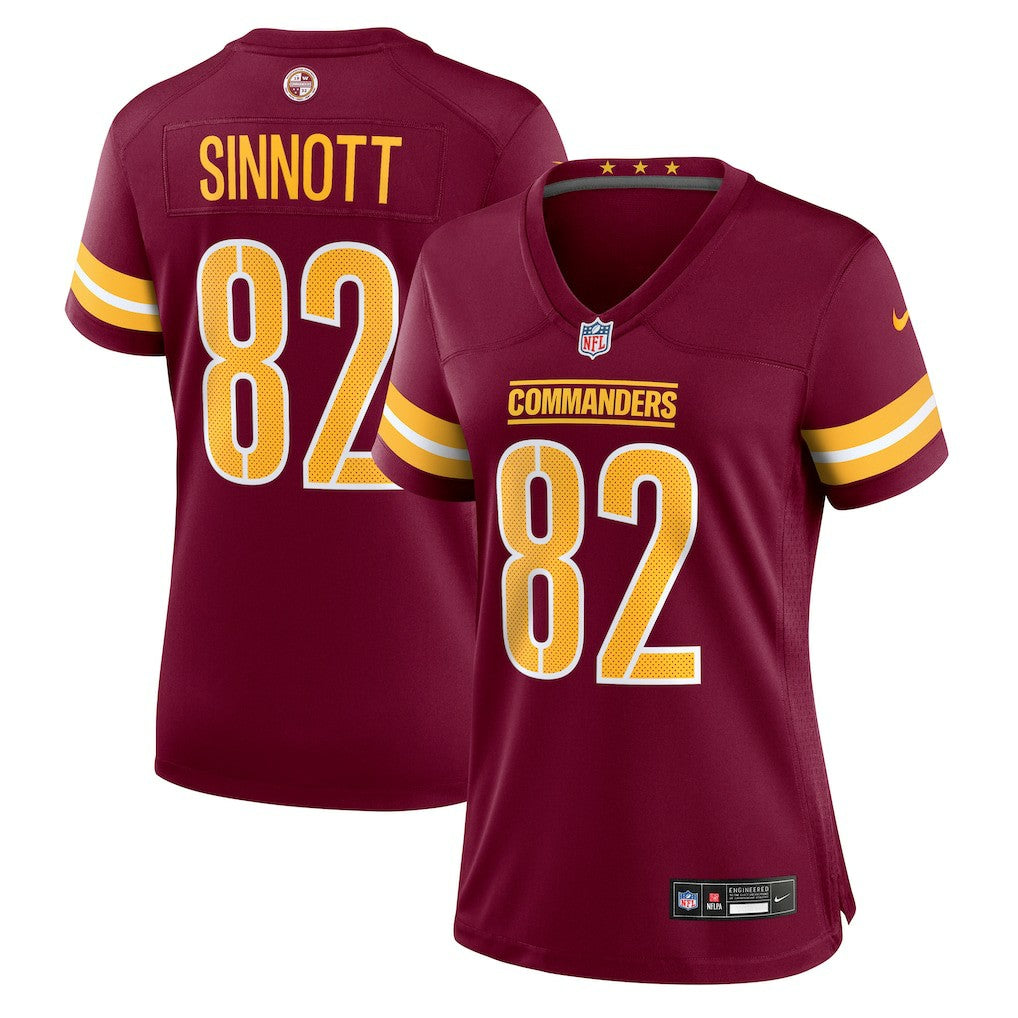 Ben Sinnott Washington Commanders Women's Team Game Jersey - Burgundy | Nike on sale