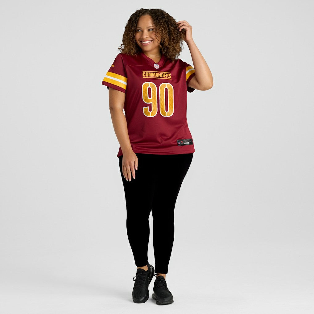 Javontae Jean-Baptiste Washington Commanders Women's Team Game Jersey - Burgundy | Nike sale