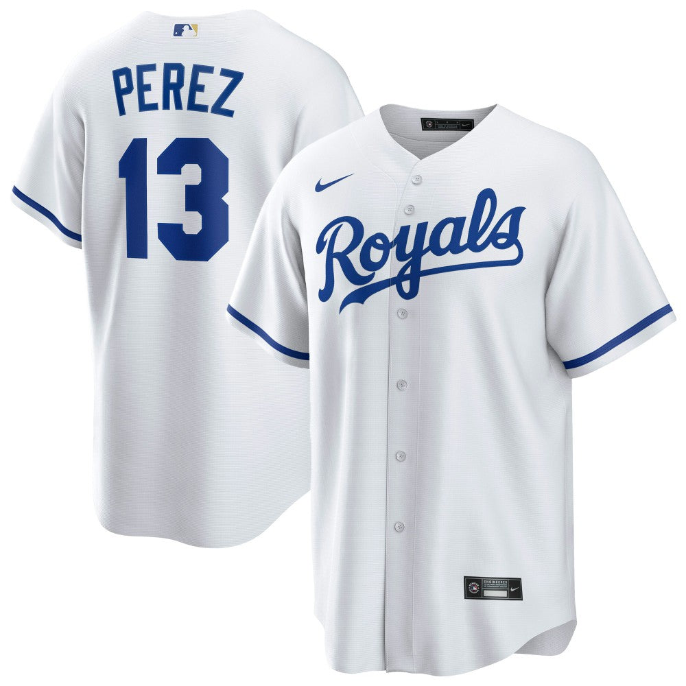 Salvador Perez Kansas City Royals Home Replica Player Jersey - White | Nike
