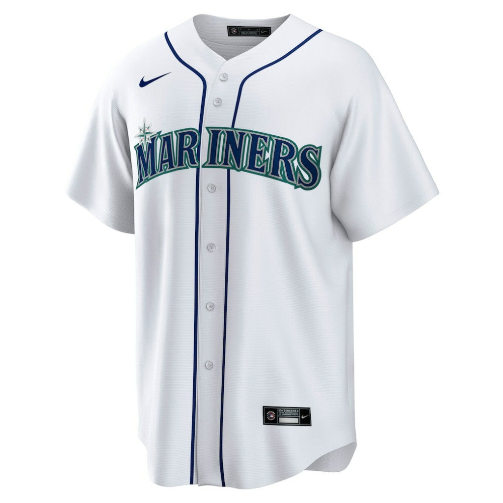 Cal Raleigh Seattle Mariners Home Replica Player Jersey - White | Nike
