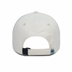 New York Rangers Men's Levelwear Faux Leather Patch Unstructured Adjustable Hat Cream