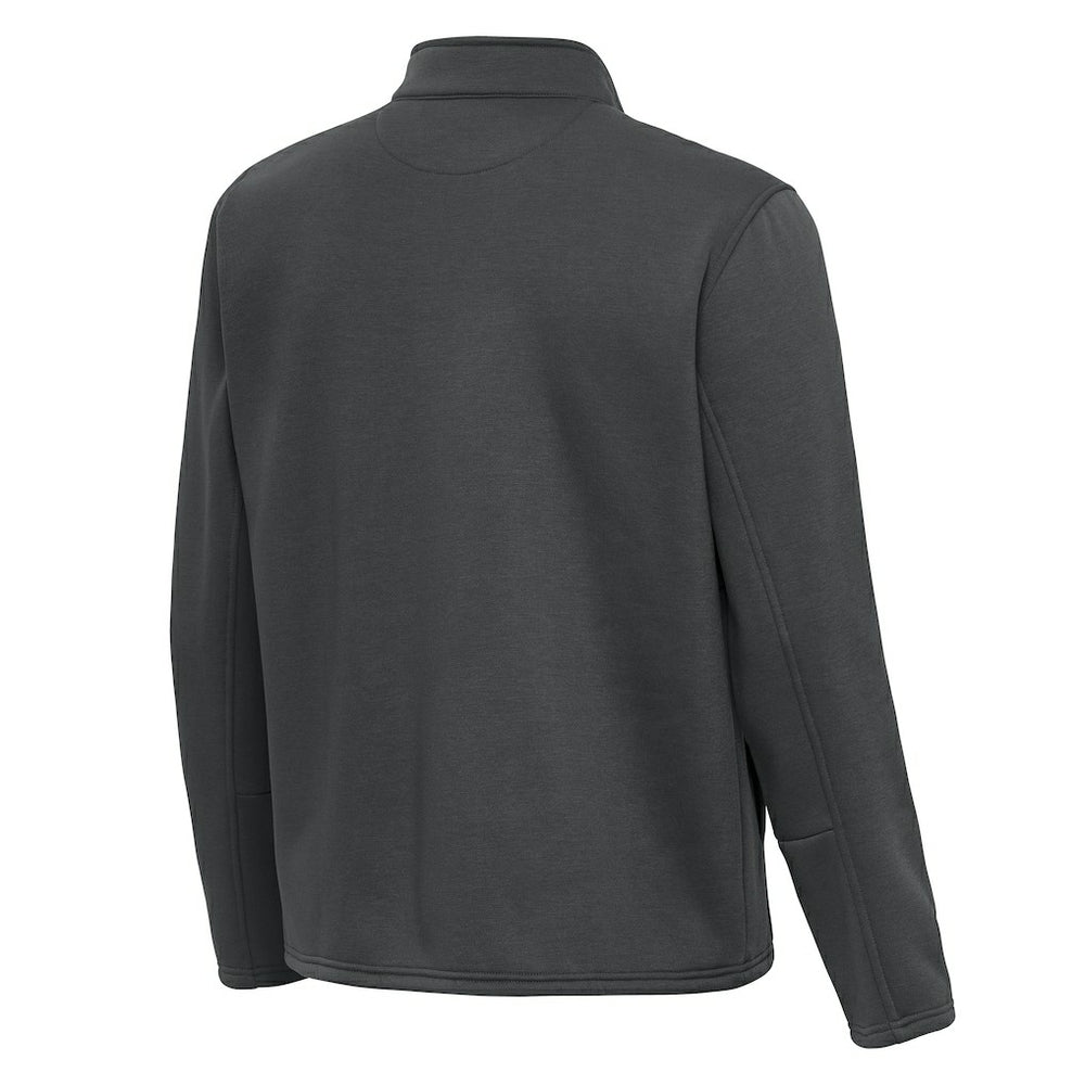 Cleveland Browns Antigua Twist Quarter-Zip Pullover Jacket - Pewter sale