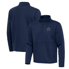 Dallas Cowboys Antigua Twist Quarter-Zip Pullover Jacket - Navy online