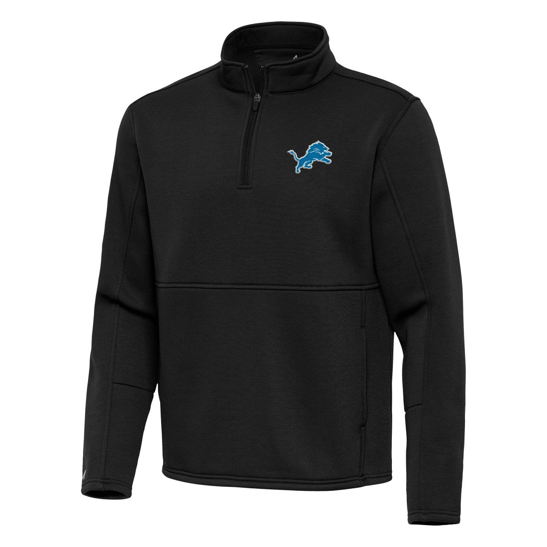 Detroit Lions Antigua Twist Quarter-Zip Pullover Jacket - Black for sale