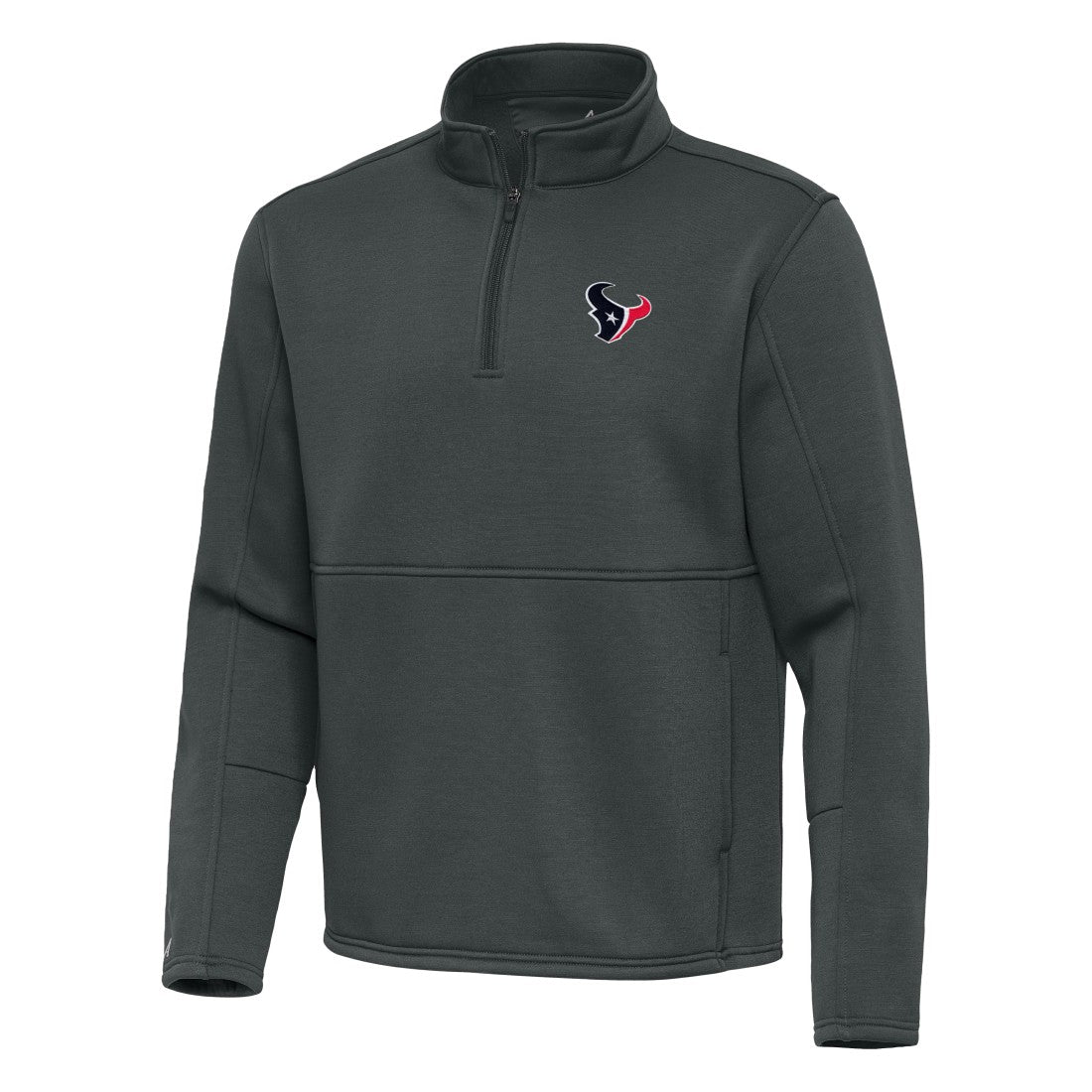 Houston Texans Antigua Twist Quarter-Zip Pullover Jacket - Pewter for sale