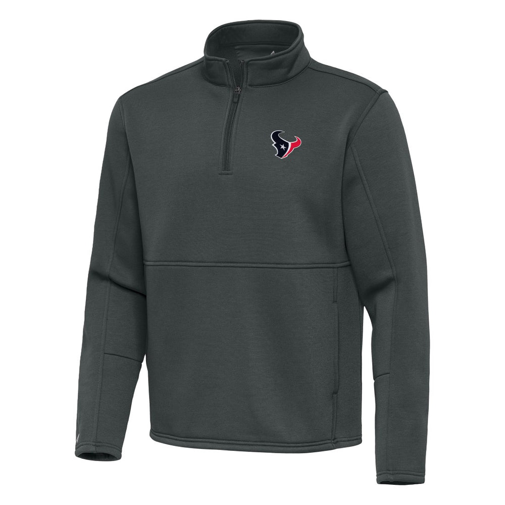 Houston Texans Antigua Twist Quarter-Zip Pullover Jacket - Pewter for sale