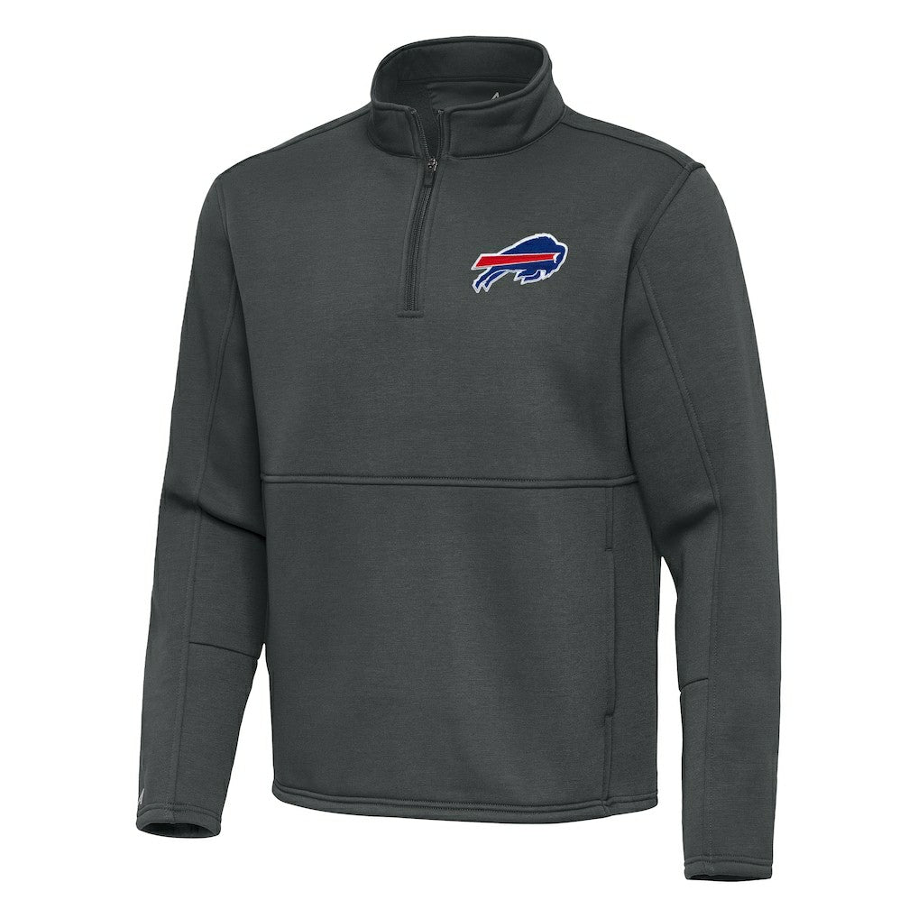 Buffalo Bills Antigua Twist Quarter-Zip Pullover Jacket - Pewter discount