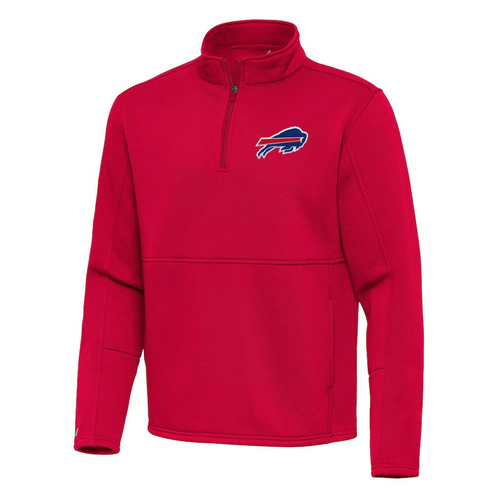Buffalo Bills Antigua Twist Quarter-Zip Pullover Jacket - Red cheap
