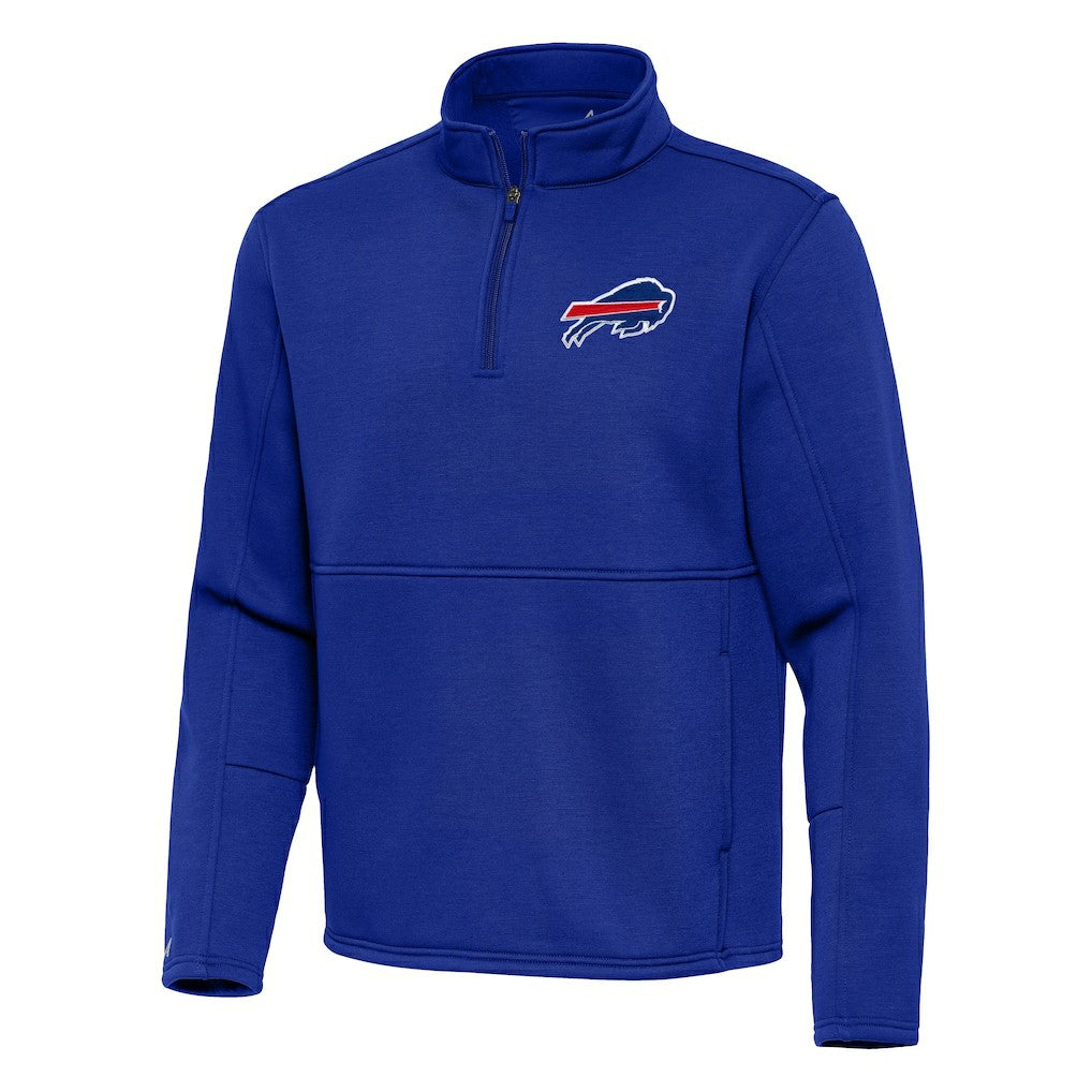 Buffalo Bills Antigua Twist Quarter-Zip Pullover Jacket - Royal sale