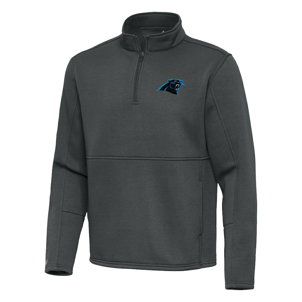 Carolina Panthers Antigua Twist Quarter-Zip Pullover Jacket - Pewter for sale