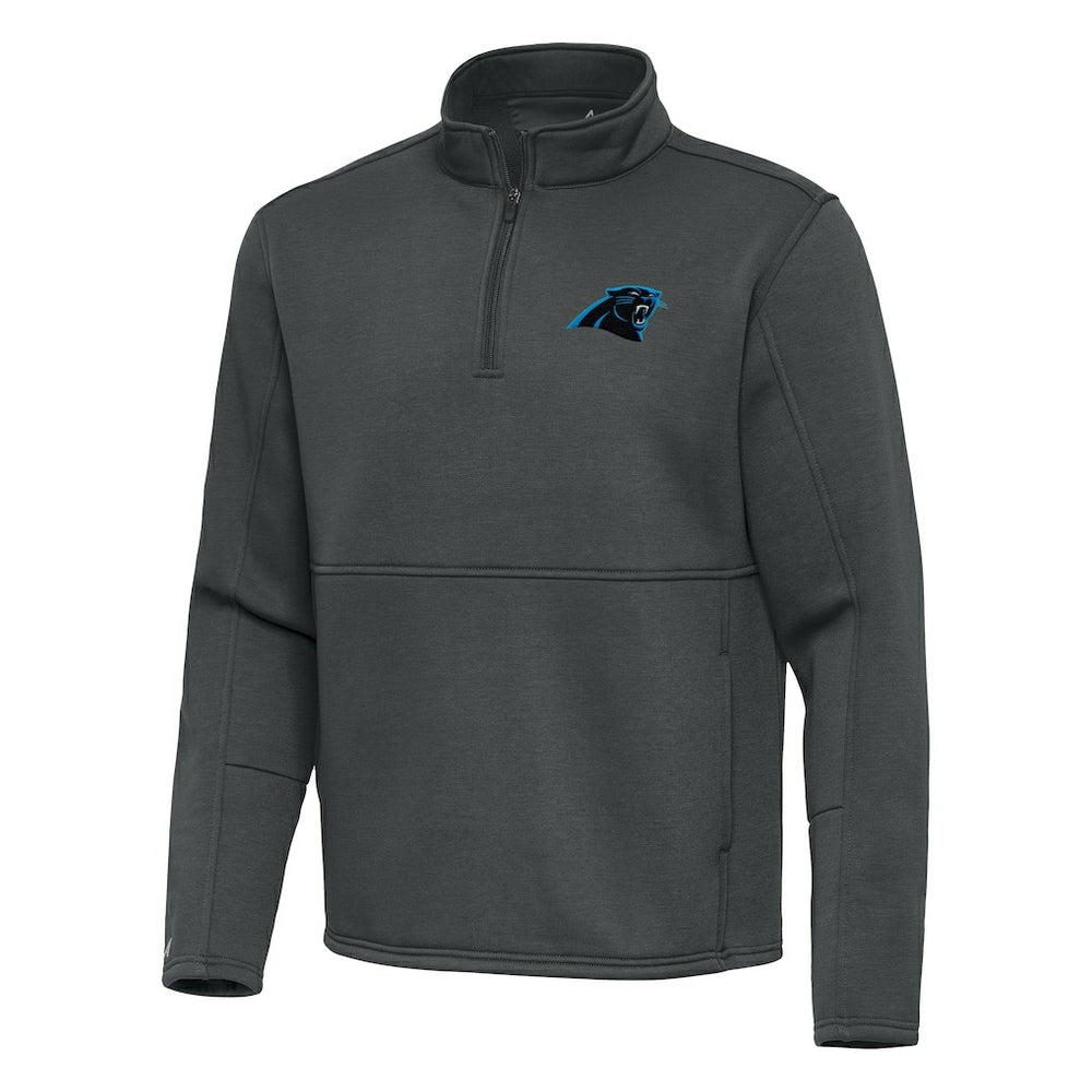 Carolina Panthers Antigua Twist Quarter-Zip Pullover Jacket - Pewter for sale
