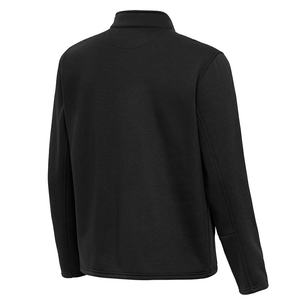 Chicago Bears Antigua Twist Quarter-Zip Pullover Jacket - Black on sale