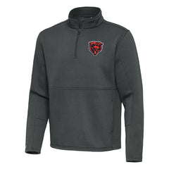 Chicago Bears Antigua Twist Quarter-Zip Pullover Jacket - Pewter sale