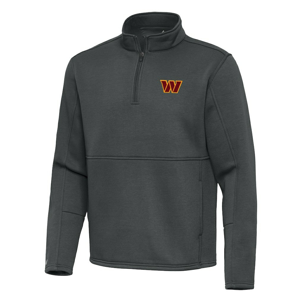 Washington Commanders Antigua Twist Quarter-Zip Pullover Jacket - Pewter discount