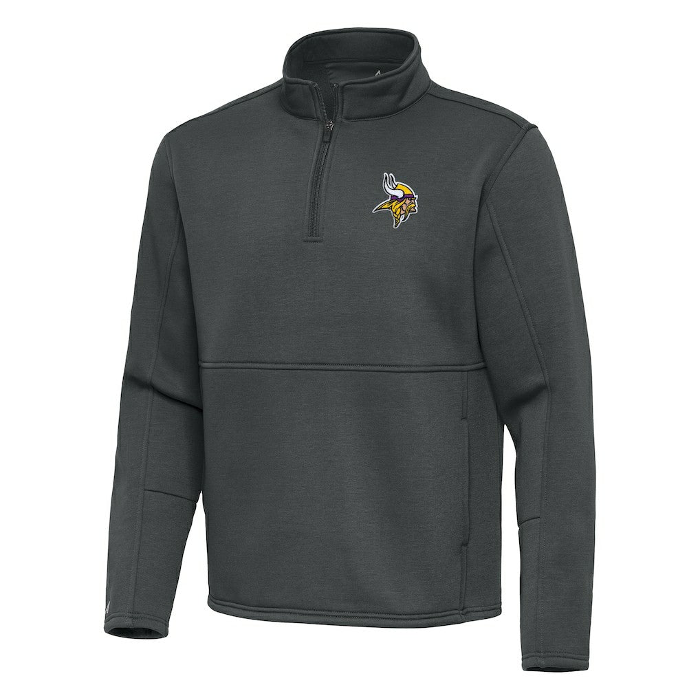 Minnesota Vikings Antigua Twist Quarter-Zip Pullover Jacket - Pewter outlet