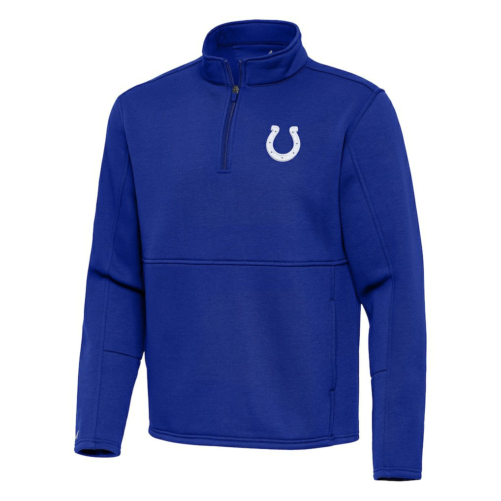 Indianapolis Colts Antigua Twist Quarter-Zip Pullover Jacket - Royal outlet