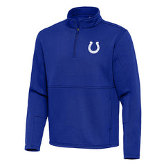 Indianapolis Colts Antigua Twist Quarter-Zip Pullover Jacket - Royal outlet