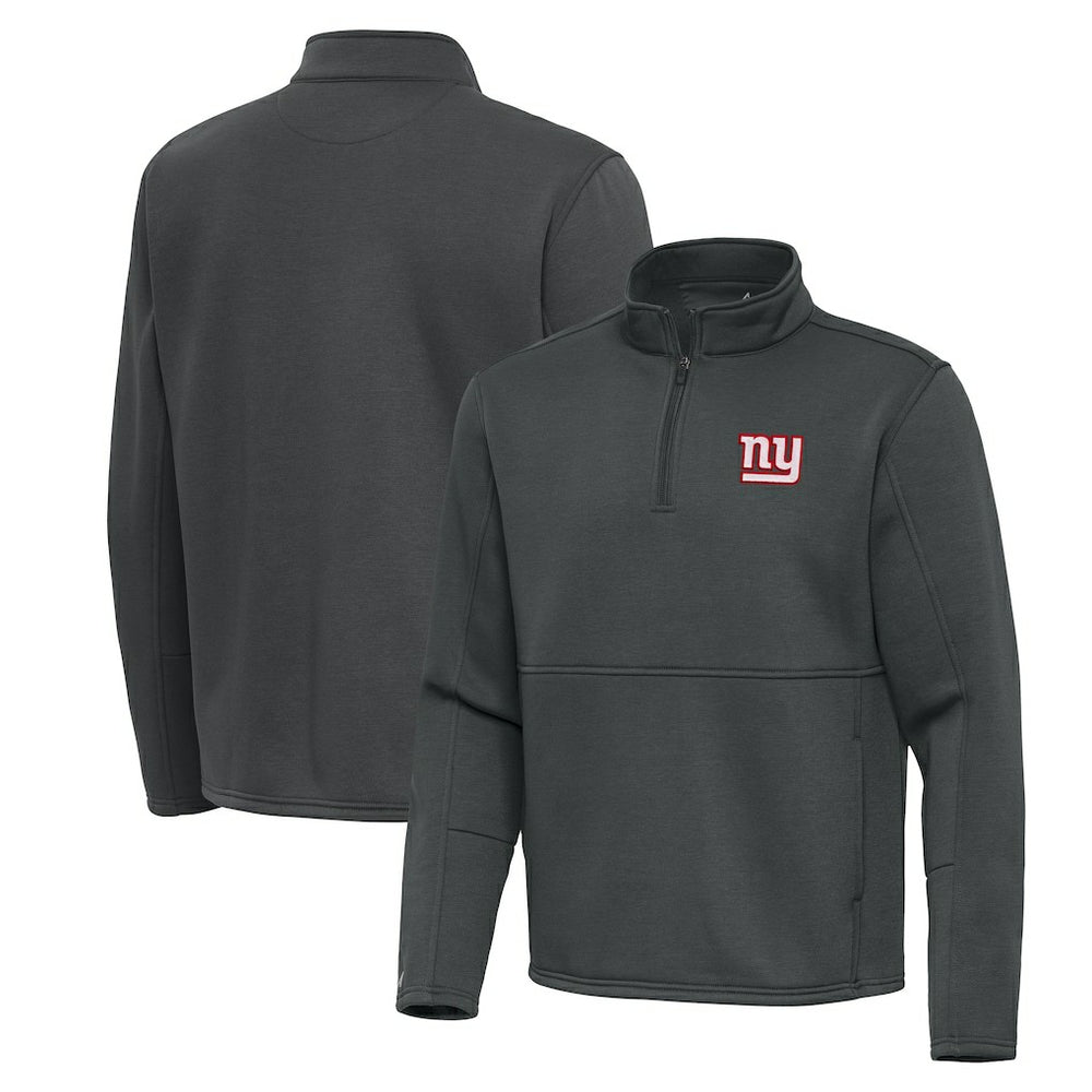 New York Giants Antigua Twist Quarter-Zip Pullover Jacket - Pewter online