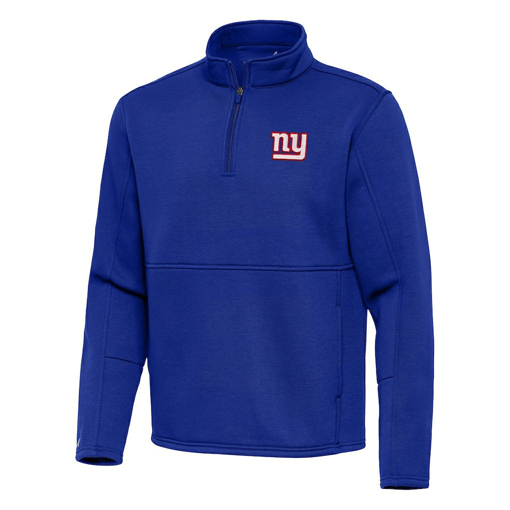 New York Giants Antigua Twist Quarter-Zip Pullover Jacket - Royal online