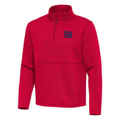 New York Giants Antigua Twist Quarter-Zip Pullover Jacket - Red on sale