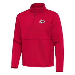 Kansas City Chiefs Antigua Twist Quarter-Zip Pullover Jacket - Red discount